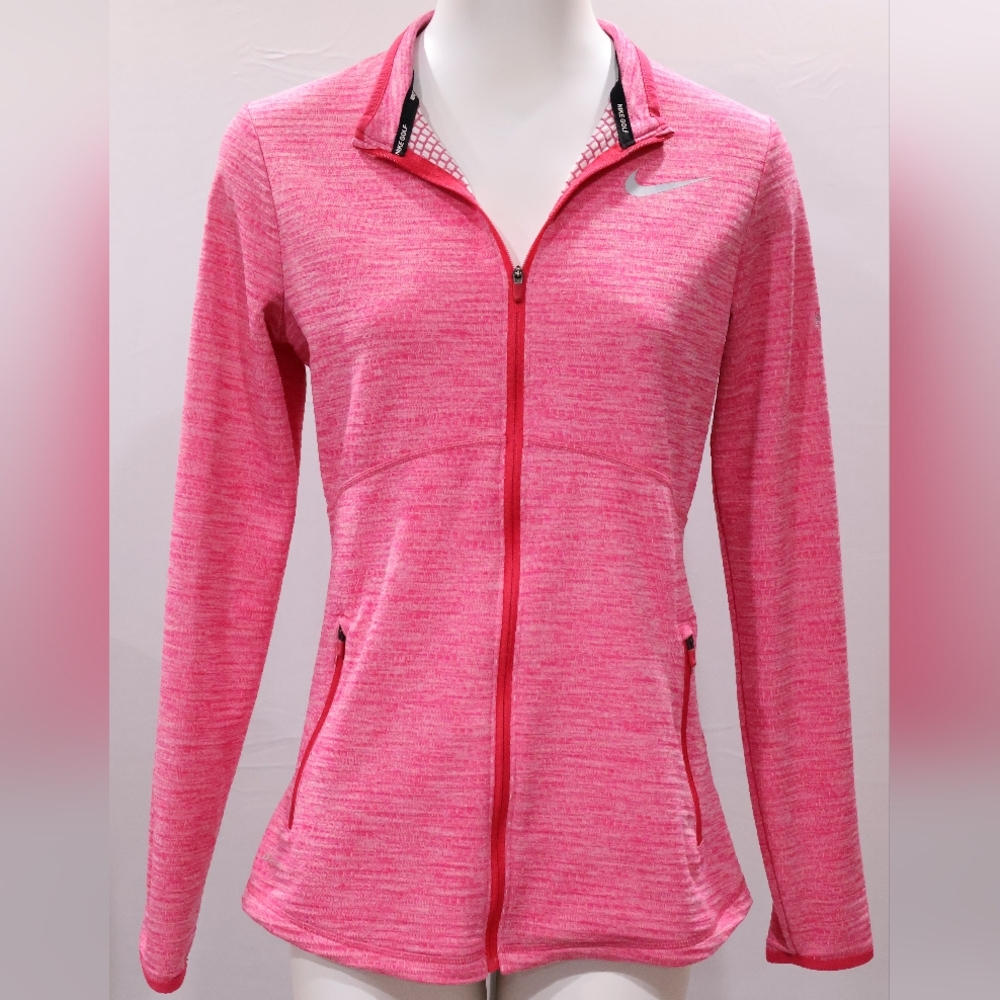 Nike Golf | Dri-Fit Vibrant Pink Full-Zip